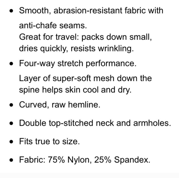 Zyia Double Racer Tank Coral  Size Small - Picture 9 of 10